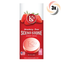 3x Packs Keystone K29 Strawberry Stone Air Freshener | Long Lasting Fragrance - £11.33 GBP