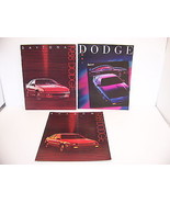 1988 DODGE SHADOW &amp; 1988 1989 DAYTONA SALES BROCHURES (3) - £23.53 GBP