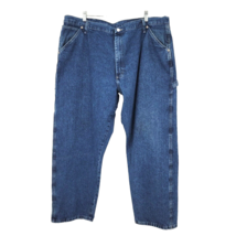 Wrangler Mens Carpenter Jeans Size 42x30 Nice Condition 100% Cotton - £18.55 GBP