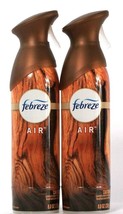 2 Bottles Febreze Air 8.8 Oz Wood Amber OUD Cedar Air Refresher Spray - £23.96 GBP