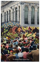 Colorful Float at Mardi Gras in New Orleans, Louisiana Parade Postcard - £5.49 GBP