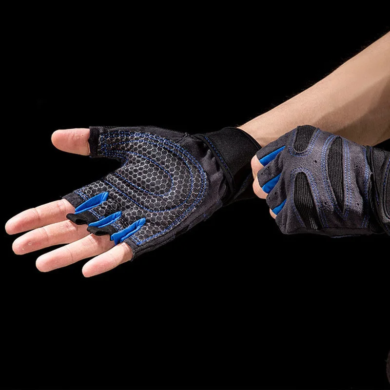 Sporting Cycling Gloves Half Finger Anti-slip Anti-sweat Sporting Gloves Breatha - £23.90 GBP