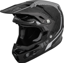 FLY RACING Formula Carbon Tracer Helmet, Silver/Black, Men&#39;s Small - £550.80 GBP