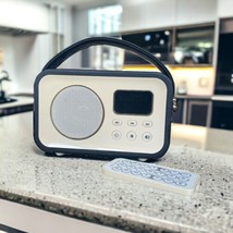 Bluetooth FM Retro Radio  Speaker Works Great Portable - £18.22 GBP