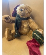 Boyds Bears NICKLEBY S. CLAUS #83005.  15” Santa Bear Moveable Limbs - $24.44 CAD
