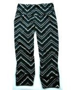 Athleta Women&#39;s Relay Zig Zag Capri Size XS Athletic Black White Stretch - €14,87 EUR