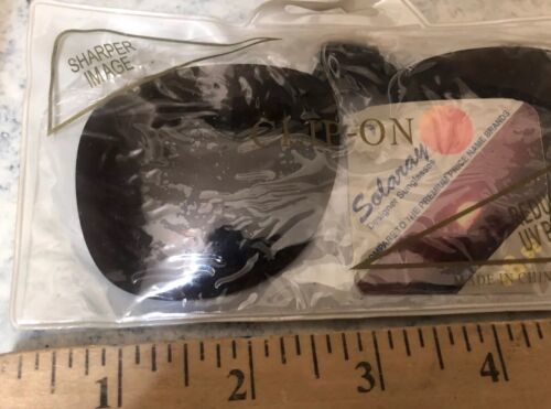 Vtg Solaray Clip On Sunglasses UV400 100% UV Block I Item image 8