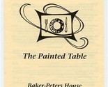 The Painted Table Baker Peters House Menu Kingston Pike Knoxville Tennes... - $17.82