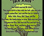 The Family Tree or Jack Schitt, You Don&#39;t Know Crap Humor Metal Sign - £31.10 GBP