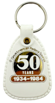 1984 Great American Federal Savings Vintage Keychain 1934-1984 Plastic - £9.70 GBP