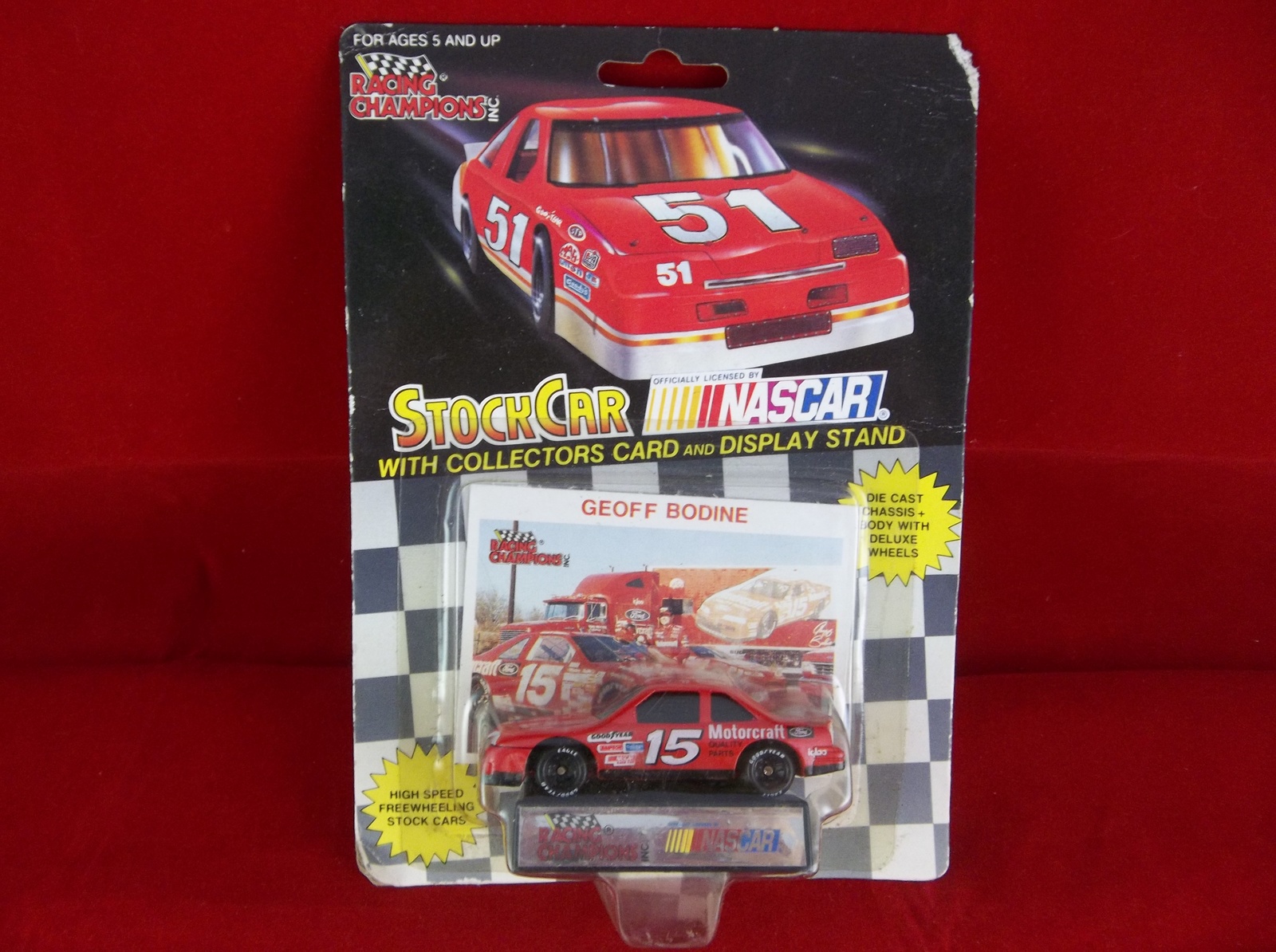 Primary image for Racing Champions 1991 NASCAR #15 Geoff Bodine Diecast Stock Car