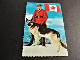 Royal Canadian Mounted Policeman with Dog - Ontario, Canada - Unposted Postcard. - £6.90 GBP