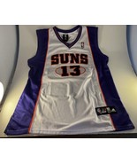 Steve Nash Authentic Phoenix Suns Jersey Adidas 48 Stitched VTG - £58.53 GBP