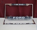 1930 Ford Car Pick Up Truck Front Rear License Plate Holder Chrome Frame... - £1,553.76 GBP