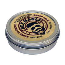 Honey House Naturals Be Manly Beard Balm Smoky Cedar 1.5oz - £12.38 GBP