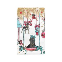 Insulated Lunch Bag, Doggie Christmas Bag 11.75'' × 7.25'' × 4.75'' - £21.32 GBP