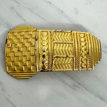 Dotty Smith Vintage Ornate Gold Tone Belt Buckle Piece - $6.92