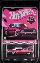 Pink Rlc 1969 Chevy Camaro Ss Hot Wheels 2024 La 38th Newsletter Convention - $55.68