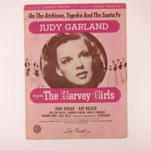 Sheet Music On the Atchison Topeka and the Santa Fe Judy Garland Vintage... - £7.72 GBP