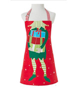 Santa Little Helper Chef Set for Kids Apron Chef Hat Oven Mitt by Ladell... - £11.15 GBP