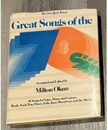The New York Times Great Songs of the 70’s Piano/Vocal/Guitar Milton Okun Hardco - $45.00