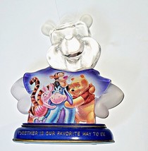 Winnie Pooh Acrylic Bradford Figurine Together Is Our Favorite Way To Be 1st Ed. - £15.94 GBP