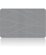 Stone Bath Mat Diatomaceous Earth Shower Mat Non-Slip Super Absorbent 24... - $39.99 CAD