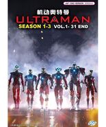 Ultraman Season 1-3 Vol.1-31 END English Dubbed All Region DVD SHIP FROM... - $39.58