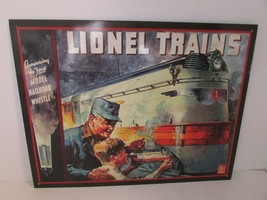 Lionel Trains 1935 Cover Design Tin Railroad Wall Sign 1992 16&quot; X 12&quot; Sh - £16.23 GBP