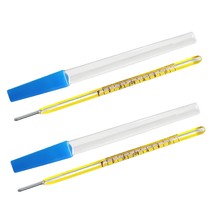 Oral Thermometer for Adults and Kids 2PCS Glass Rectal Thermometer for Baby Basa - £44.47 GBP