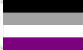 TOP BRAND Asexual Rainbow Pride 5&#39;x3&#39; Flag - £6.63 GBP