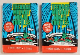 Teenage Mutant Ninja Turtles 1990 Topps Lot of 2 (Two) Unopened Packs.*-* - £10.17 GBP