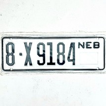  United States Nebraska Base Trailer License Plate 8-X9184 - £13.27 GBP