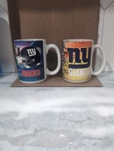 Super Bowl XXXV NY Giants vs Baltimore Ravens Collectors Mugs, Set of 2, NFL - £19.61 GBP