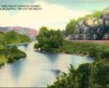 Vintage Frisco Lines Linen Postcard Thru the Picturesque Ozarks On the F... - $19.75