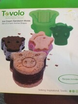 Tovolo ~ Ice Cream Sandwich Molds ~ Pig ~ Cow ~ Chicken ~ Farm Animals - $30.00