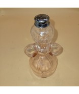 Depression Pink Glass Little Lady Salt Shaker 7&quot;  - $9.90