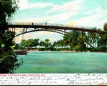 High Bridge Lincoln Park Chicago Illinois IL 1907 UDB Postcard - £3.07 GBP