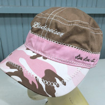 Budweiser Pink Camo Hunting Live Love Hunt Adjustable Baseball Cap Hat - $14.73