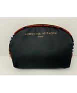 Adrienne Vittadini Toiletry Cosmetic Bag Travel Black Zip Top Unused - $224.85 MXN