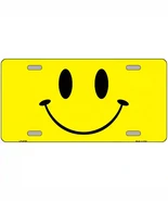 Happy Face Metal Novelty License Plate - 6&quot; x 12&quot; - €8,68 EUR