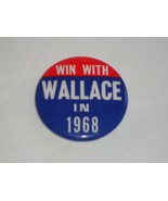 Political Campaign Buttons -  Win with Wallace &amp; Wallace/LeMay - $3.99