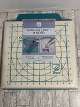 Vintage 1995 June Tailor Quilter&#39;s Cut &#39;n&#39; Press Two Sided Quilting Tool 13”x13” - £34.65 GBP