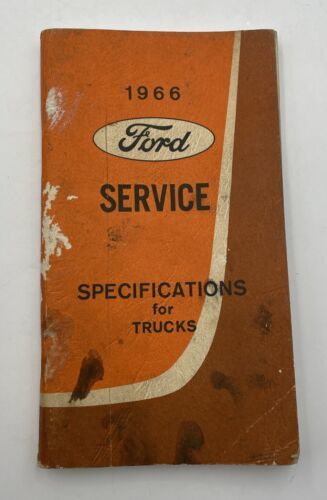 Primary image for 1966 Ford Service Specifications For Trucks Vintage Original Book
