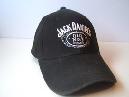Jack Daniel&#39;s Old No 7 Brand Whisky Hat Black Stretch Fit One Size Baseball Cap - £12.11 GBP