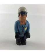 Fisher Price Husky Helpers Police Officer Action Figure Toy Vintage 1970&#39;s - £11.00 GBP