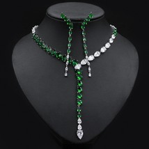 Super Luxury 2PCS Big Geometric Africa Cubic Zirconia Set Jewelry Set For Women  - £52.03 GBP