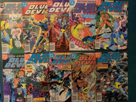 10 PC BLUE DEVIL LOT #2,3,4,5,6,7,11,13,15,16 DC Comic Lot - $13.92 CAD