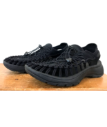 Keen Uneek Astoria 1027292 Black Woven Outdoors Hiking Sandals Shoes 8 38.5 - £119.22 GBP