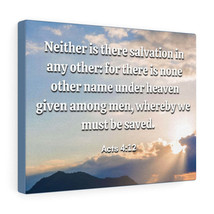  Must Be Saved Acts 4:12 Bible Verse Canvas Christian Wall Art R - £60.74 GBP+